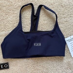Fleo Navy Racerback Sports Bra-NWT